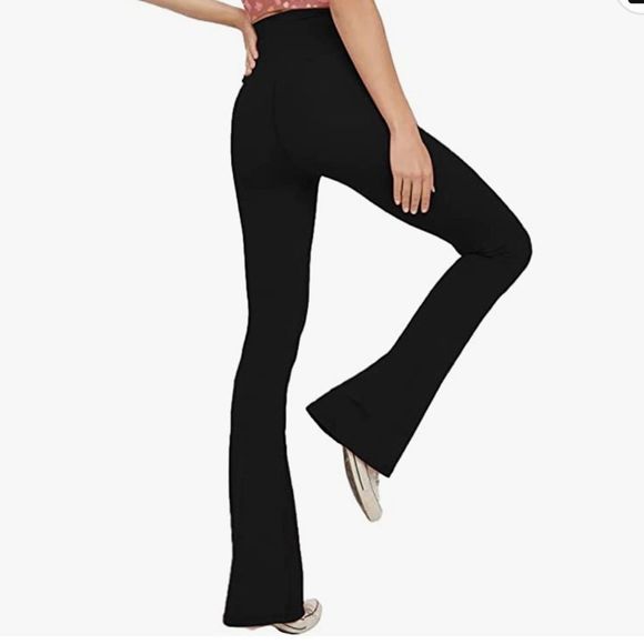 Amazon Pants & Jumpsuits Topyogasbootleg Yoga Pants Vcrossover High Waisted Flare Workout
